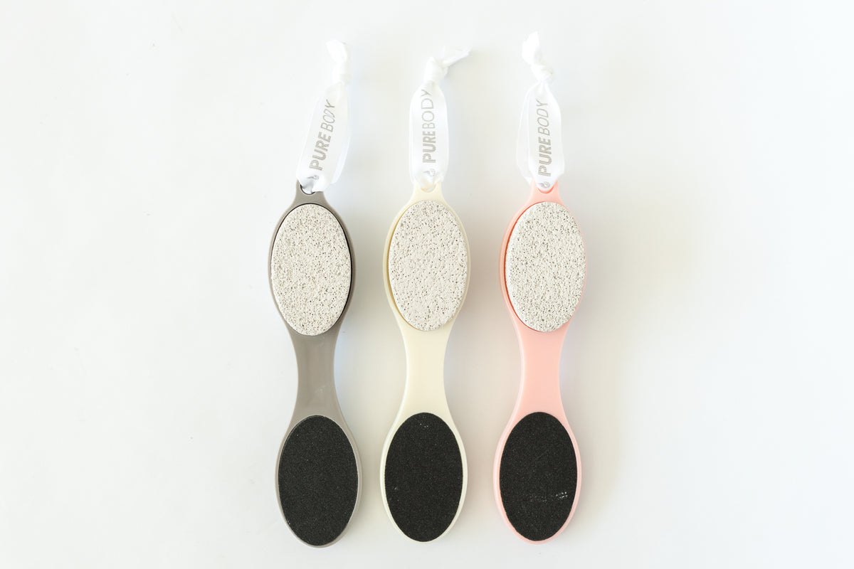 Pure Body 4-in-1 Acrylic Pedicure Tool - Including Pumice Stone