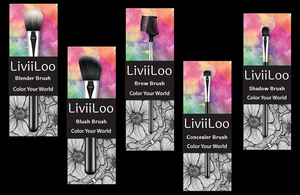 LiviLoo Cosmetic Brushes
