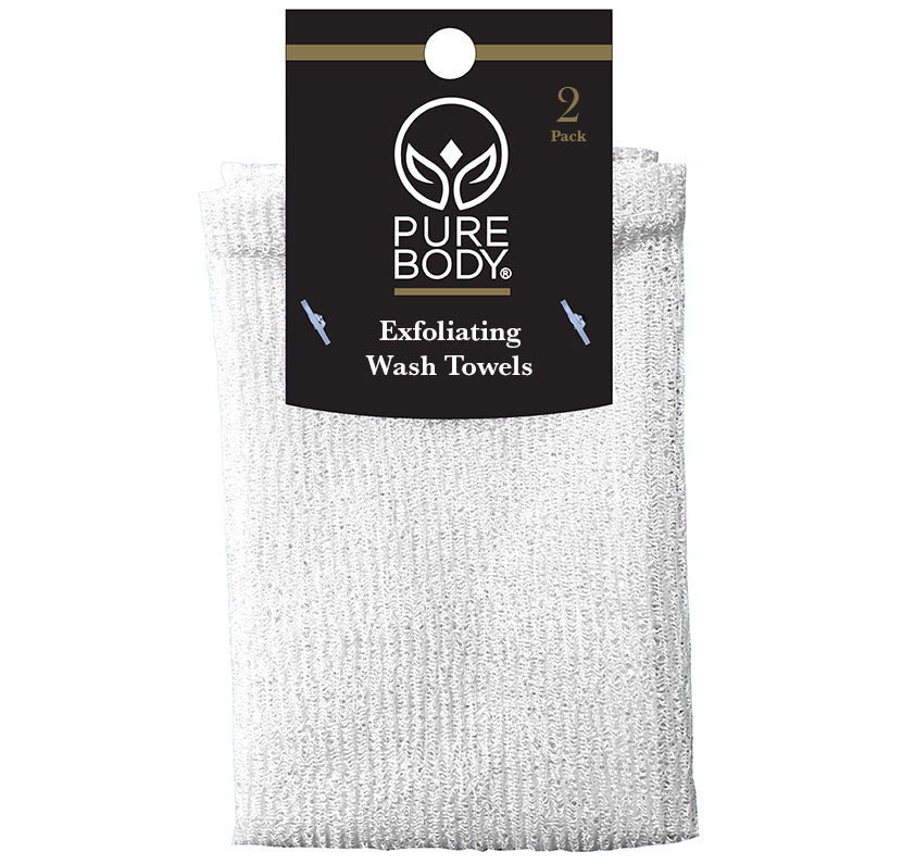 Pure Body Polishing Wash Cloth - 2 Pack