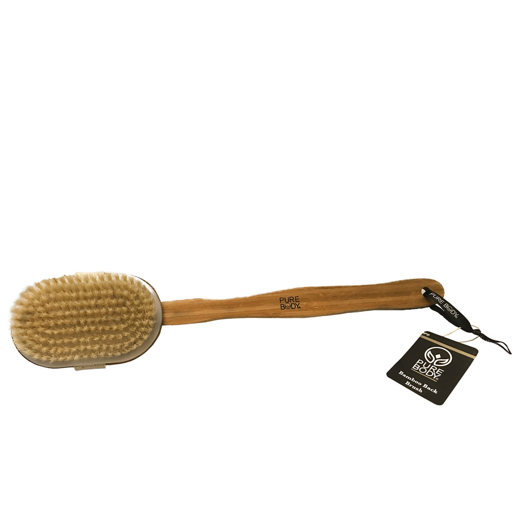 
                  
                    Pure Body Bamboo & Boar Bristle Back Brush
                  
                